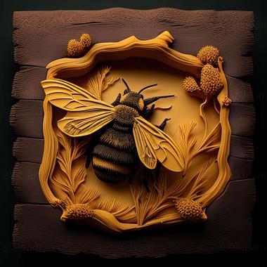 3D модель Bombus balteatus (STL)